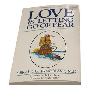 Vintage Love Is Letting Go of Fear Gerald G. Jampolsky Self-Help Paperback Book
